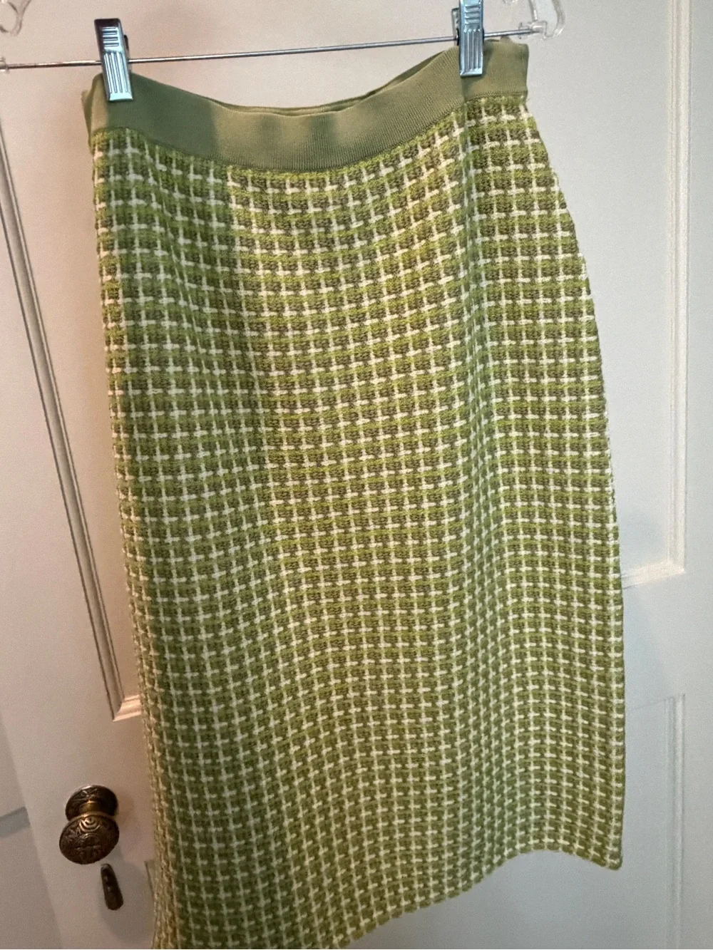 Tory Burch Kendra Jacquard Cardigan and Sweater Skirt